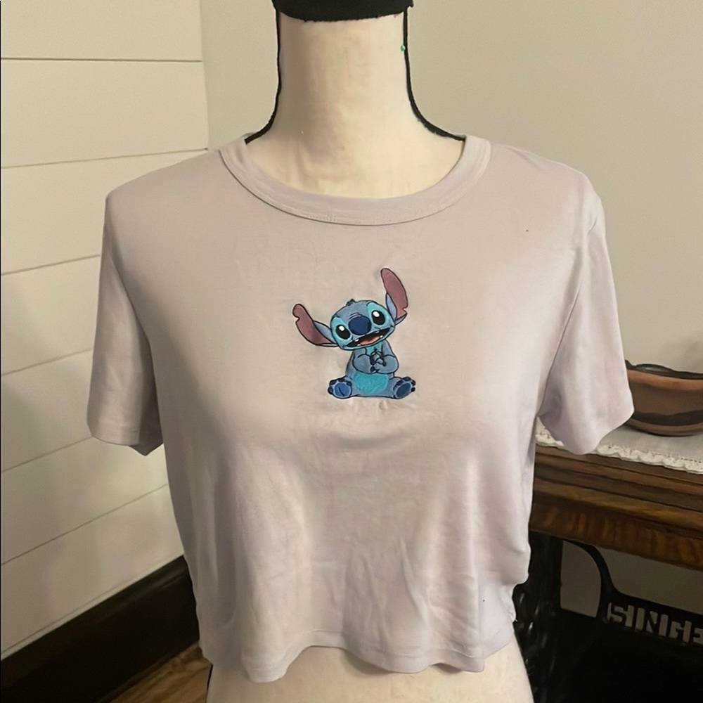 Disney Gray Graphic Top